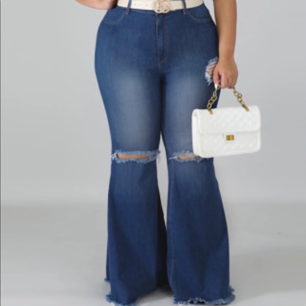 Bell Bottom Flared Jeans